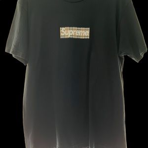 Supreme Burberry Box Logo Tee